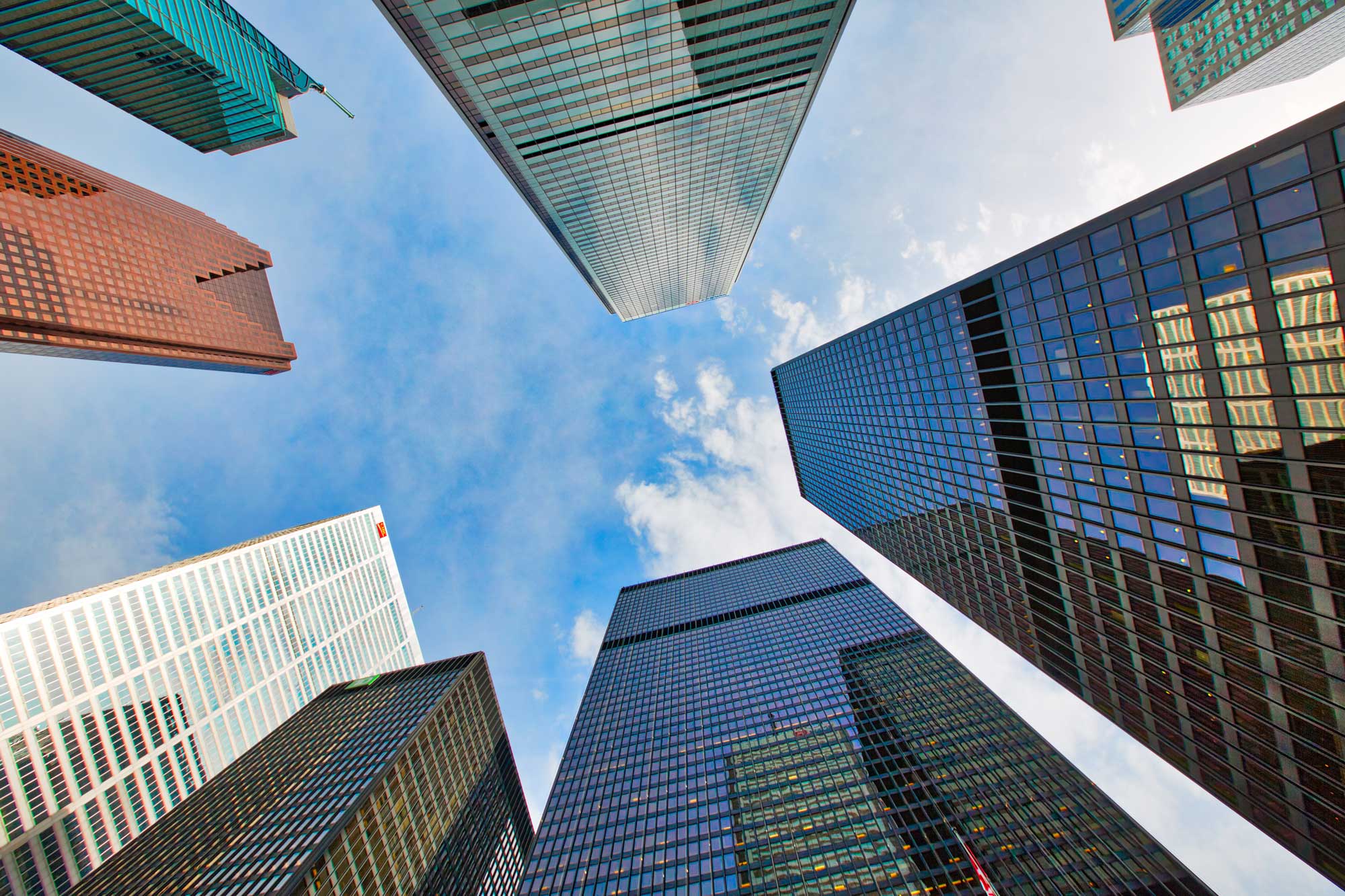 buildings and blue sky